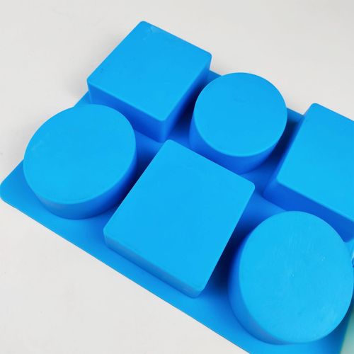 Soap Mold 6 Cavities Silicone Cake Mould Pastry Chocolate Baking Candy