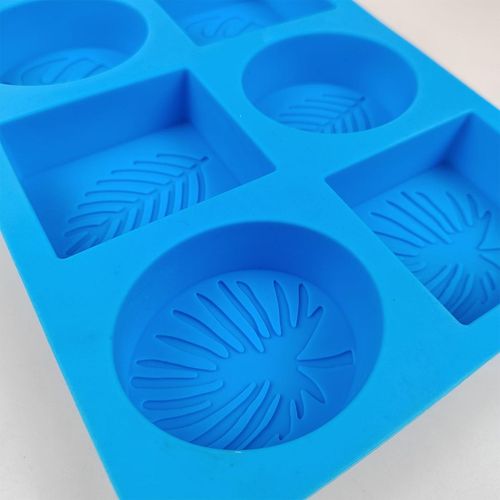 Soap Mold 6 Cavities Silicone Cake Mould Pastry Chocolate Baking Candy