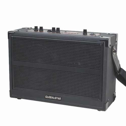 Global Star 6.5 Inch Portable Speaker- Black (1YR WRTY)