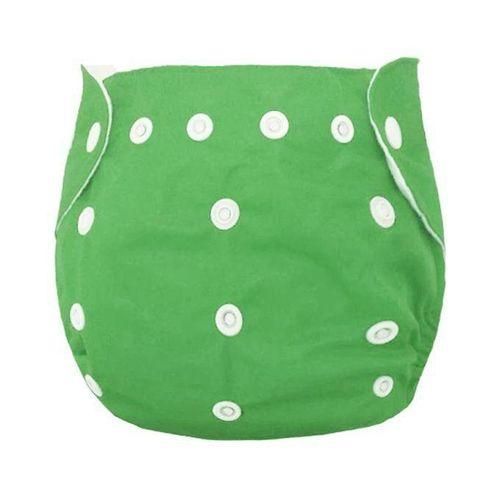 Baby Reusable Washable Pocket Nappy Diapers Adjustable Cloth Green