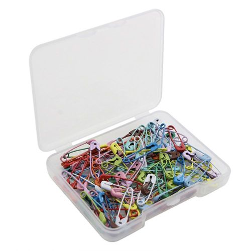 Random Mixed Colors Safety Pins Safety and Durable Not Easily Rust & Bent Safety Pins for Clothing Sewing Jewelry Making DIY NO5241