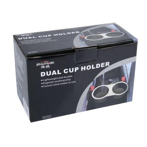 SHUNWEI SD1021 Car Truck Mount Dual Hole Drink Can Holder