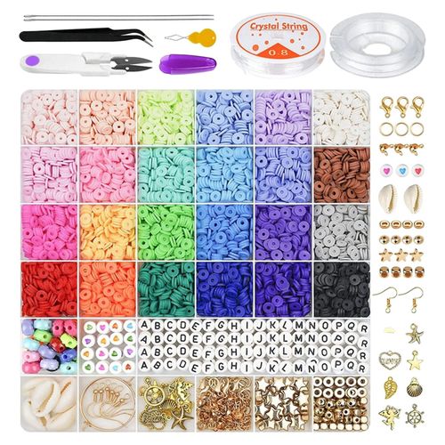 Polymer Clay Beads Jewelry Making DIY Multicolor
