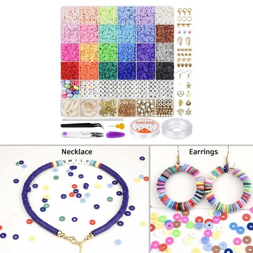 Polymer Clay Beads Jewelry Making DIY Multicolor