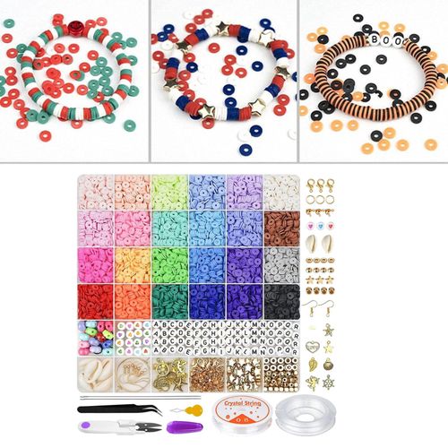 Polymer Clay Beads Jewelry Making DIY Multicolor