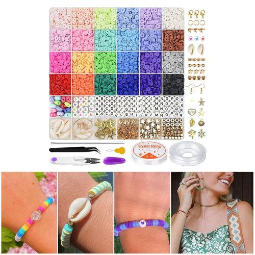 Polymer Clay Beads Jewelry Making DIY Multicolor