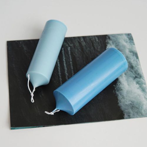 Diy Aromatherapy Candle Mould Church Spire Cylindrical Candle Making Mold Transparent Geometric Spire Plastic Molds Home Decor