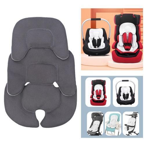 Baby Stroller Cushion Car Seat Insert Breathable For Baby Newborn Grey