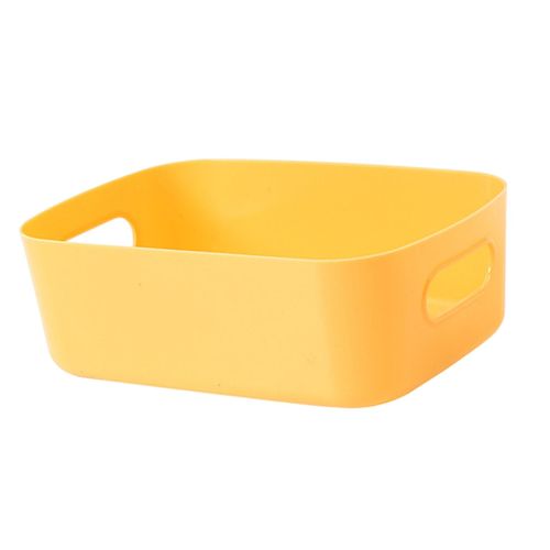 Cosmetics Case Table Organizers Desk For Countertop Yellow
