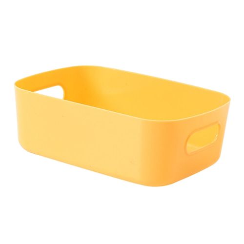 Cosmetics Case Table Organizers Desk For Countertop Yellow