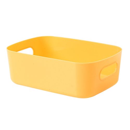 Cosmetics Case Table Organizers Desk For Countertop Yellow