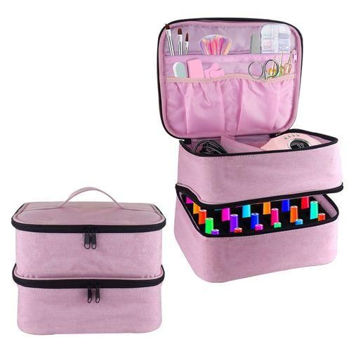 's New  Portable Bag Doublelayer  Storage Bag Can Hold 30