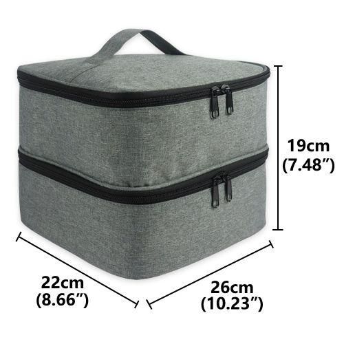 's New  Portable Bag Doublelayer  Storage Bag Can Hold 30