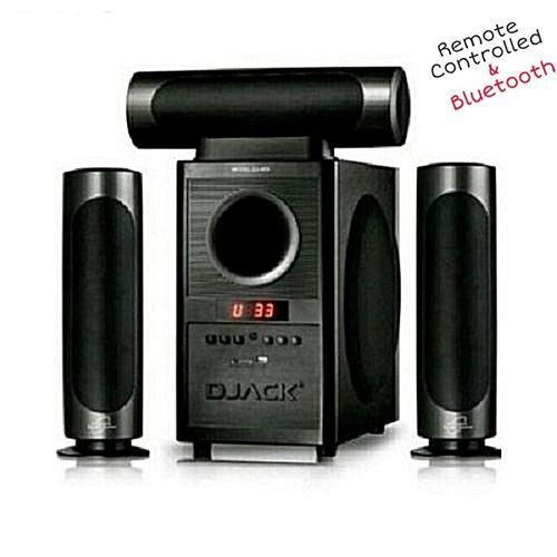 Djack AC&DC 903  Bluetooth Multimedia Speaker With FM Radio, USB & SD Ports - Black