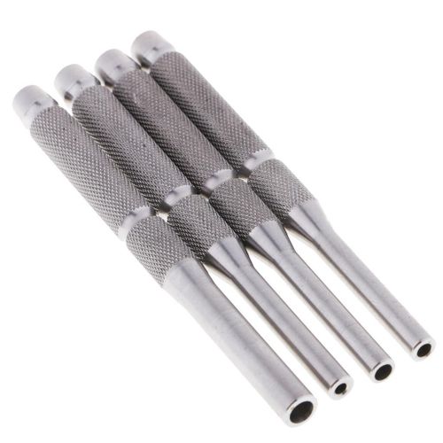 4Pcs Roll Pin Punch Center Punch Tool Set for Leather Craft, Watch