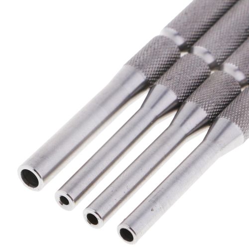4Pcs Roll Pin Punch Center Punch Tool Set for Leather Craft, Watch