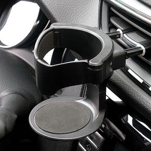 1PC Car Cup Holder Air Vent Outlet Drink Bottle Holder Black