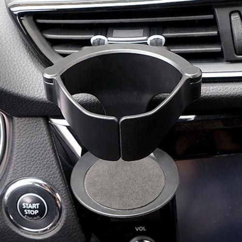 1PC Car Cup Holder Air Vent Outlet Drink Bottle Holder Black
