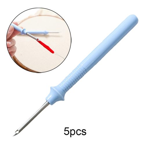 5Pcs DIY Punch Needle Embroidery Pen Set Craft Tools Cross Stitching