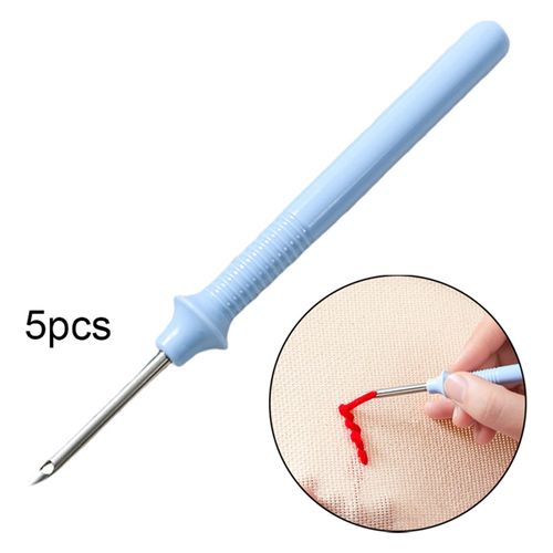 5Pcs DIY Punch Needle Embroidery Pen Set Craft Tools Cross Stitching