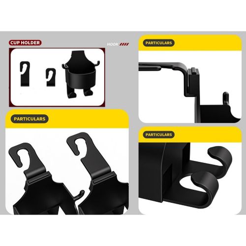 Car Mounted Rear Seat Water Cup Holder Multifunctional Car Holder