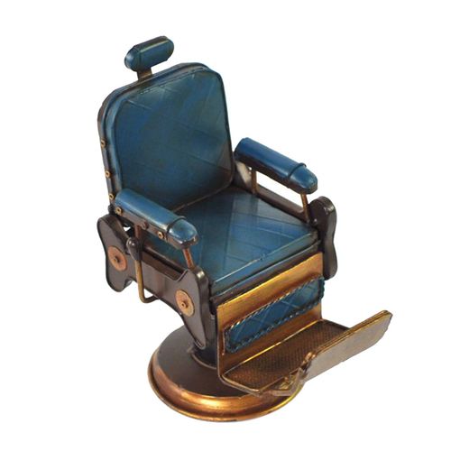Creative Rustic  American Style Barbershop Chair Model Tabletop