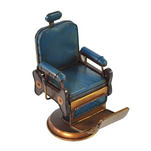 Creative Rustic  American Style Barbershop Chair Model Tabletop