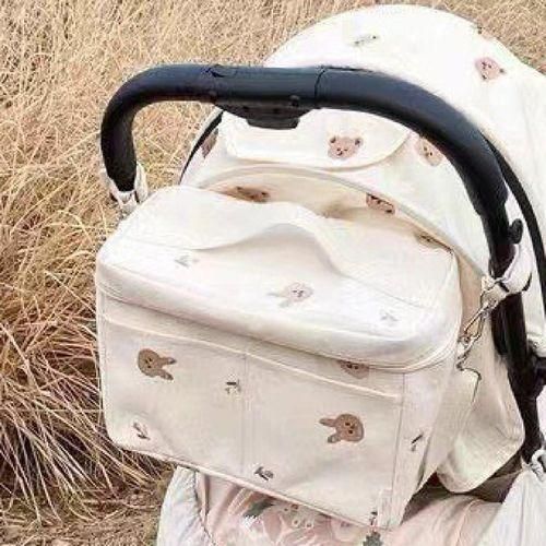 Baby Diaper Bag Canvas Lightweight Storage