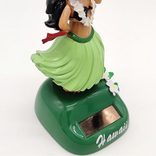 Hawaiian Hula Girl Solar Power Dancing Figure Doll Toy Car Dashboard
