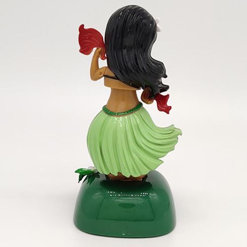 Hawaiian Hula Girl Solar Power Dancing Figure Doll Toy Car Dashboard