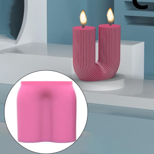 Creative Silicone Candle Molds Epoxy Resin Casting 3D