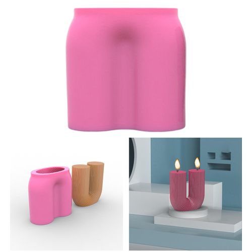 Creative Silicone Candle Molds Epoxy Resin Casting 3D