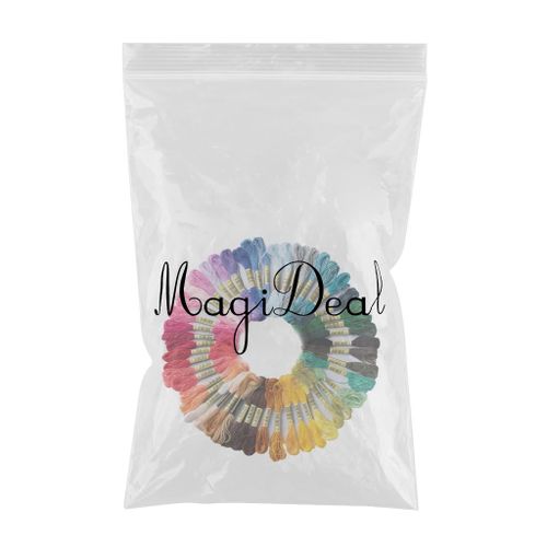 Cross Stitch Threads, 50 Strands Per Package, Mixed Colors, Cross