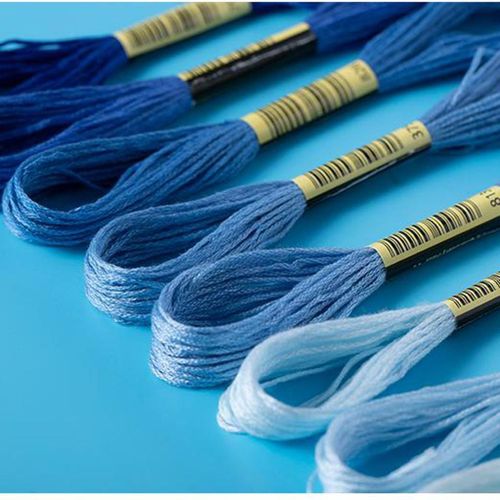 Cross Stitch Threads, 50 Strands Per Package, Mixed Colors, Cross