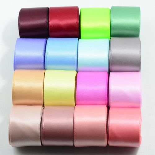 16 Colored Set Double-sided Satin Ribbon Grosgrain Ribbons