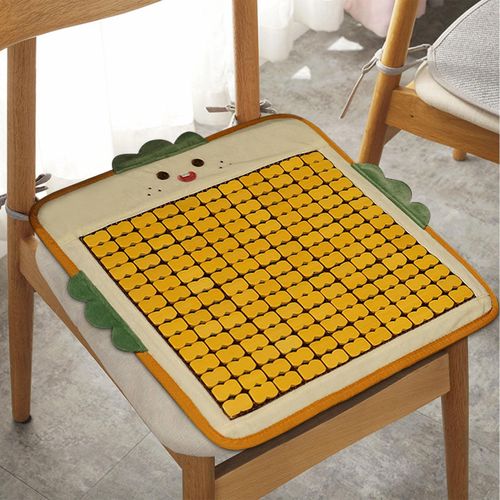 Car Cushion Mat Cute Bread Bamboo Seat Cooling Pad  A