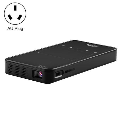 S90 DLP Android 9.0 1GB8GB 4K Mini WiFi Smart Projector, Power Plug:AU PlugBlack