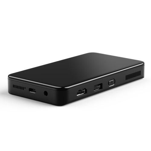 S90 DLP Android 9.0 1GB8GB 4K Mini WiFi Smart Projector, Power Plug:AU PlugBlack
