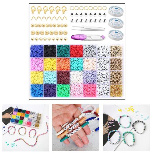 6mm Round Polymer Clay Bead Loose DIY Jewelry Making 4483pcs