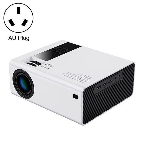 Y6 190ANSI 1024x600P LED Projector Support Screen Mirroring, AU PlugWhite