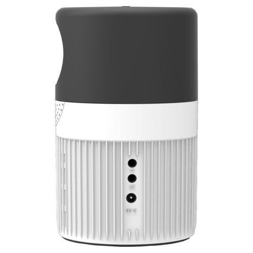 T400 100 Inch Screen 3000 Lumens LED Mini Projector, Plug Type:AU PlugBlack White