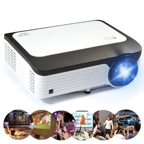 L6 5 Inch 200 ANSI Lumen 1920 X 1080P HD Smart Projector, Normal Version