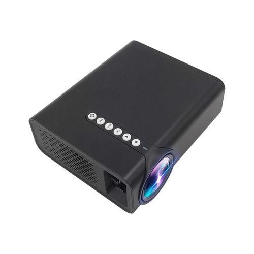 YG520 800x480 1800LM Mini LED Projector Home Theater, Mobile Phone Version Black