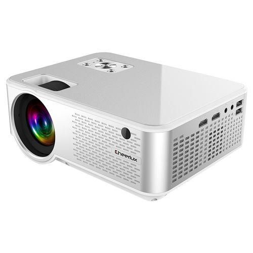 Cheerlux C9 2800 Lumens 1280x720 720P HD Smart ProjectorWhite
