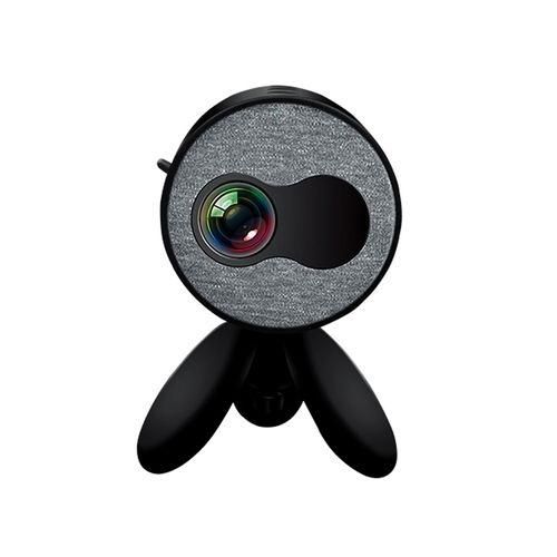 YG220 Same Screen Version Children Projector Mini LED Portable Home Speaker Projector, Plug Type:US PlugBlack