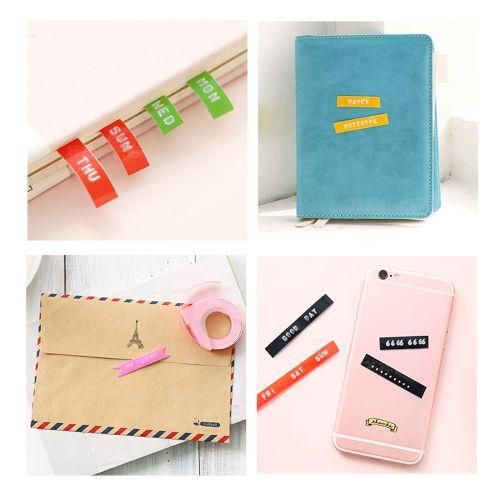 Mini Portable Manual Label Maker DIY 3D Embossing Label