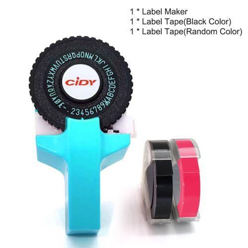 Mini Portable Manual Label Maker DIY 3D Embossing Label