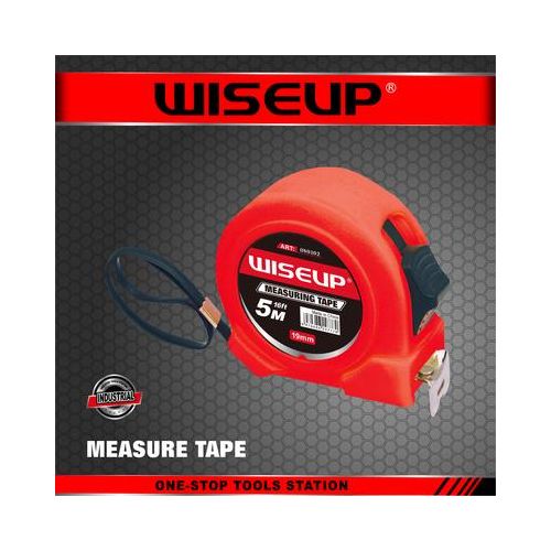 Genuine Wiseup Retractable Measuring Tape Automatic Locking (5M) Original