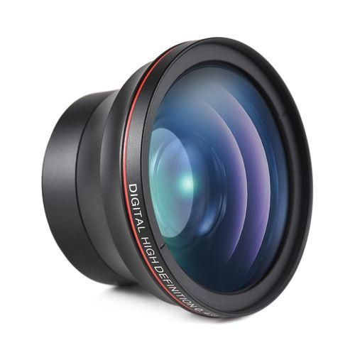 58mm Camera Lens Kit With 0.43X Wide Angle Lens  Macro
