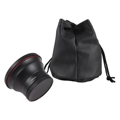 58mm Camera Lens Kit With 0.43X Wide Angle Lens  Macro